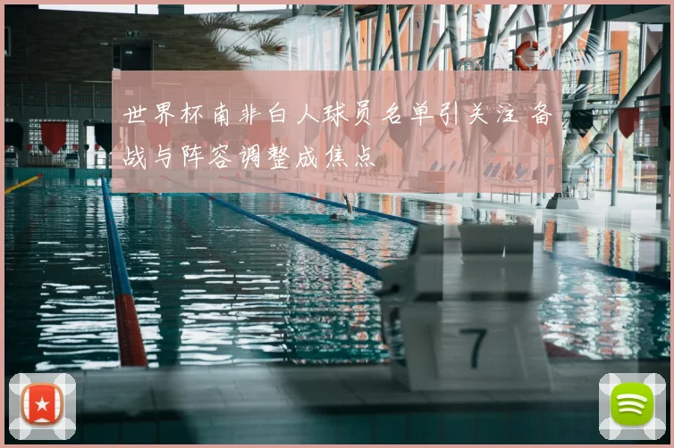 世界杯南非白人球员名单引关注 备战与阵容调整成焦点